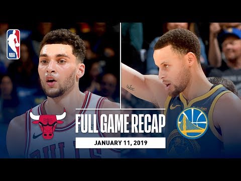 Video: Full Game Recap: Bulls vs Warriors | Steph, Klay, and Durant Combine for 80 Points