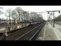 Extra Railion flatcar  freight Train at Horst-Sevenum,the NL