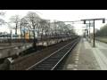 Extra Railion flatcar  freight Train at Horst-Sevenum,the NL