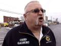 Chief Gaumont at Parsons Service Center Fire