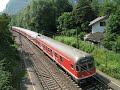 Regionalbahn verl�sst Haltepunkt Flintsbach