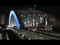 Lit up Bridge Monzen Nakacho Japan 2093