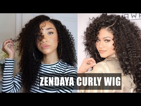 HAIR| Big Curly Lace Wig - Zendaya AMAs Inspired (WowAfrican)