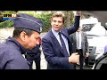 toute l'actualit� sur http://www.bfmtv.com/ le ministre du redressement productif, arnaud montebourg, est arriv� � bord d'une renault zoe, mod�le phare de la...