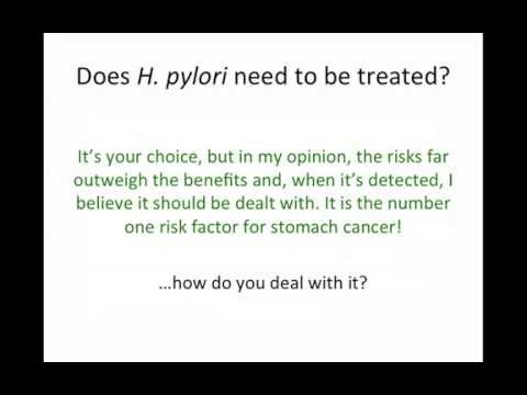 how to relieve symptoms of h pylori