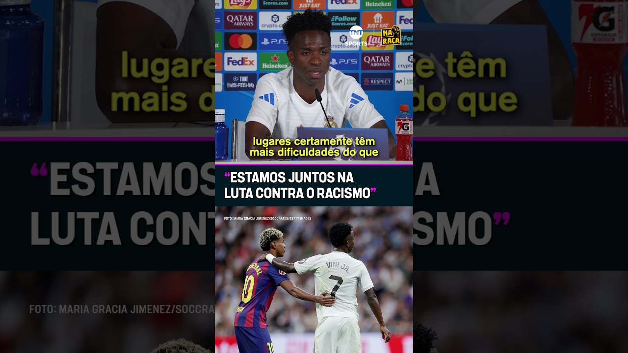 "É IMPORTANTE QUE LAMINE SE MANIFESTE!" VINI JR. SE PRONUNCIA NA LUTA CONTRA O RACISMO #shorts