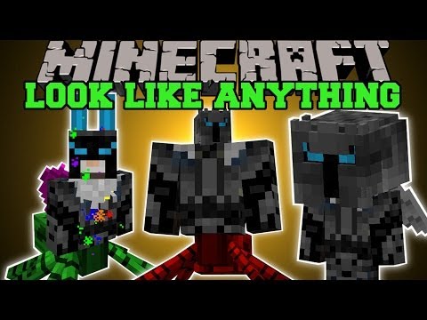 Minecraft: LOOK LIKE ANYTHING! (BECOME MOBS, CUSTOMIZE, ANIMATIONS) More Player Models Mod Showcase