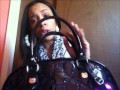 Click here to watch this video Hello Kitty Embossed Bag in Black