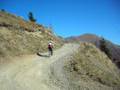 MTB tornante in salita