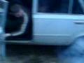 Fiat 125p Palenie gumy