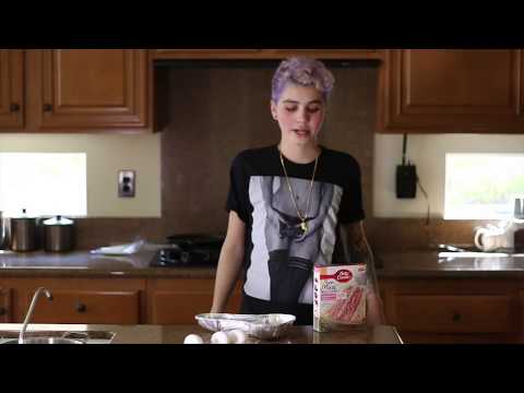 baking a cake