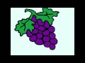 Como dibujar uvas