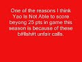 Yao Ming - Horrible Foul Call Against Yao One More - Part 2