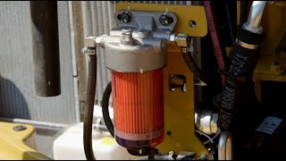 How to Change the Fuel Filter on a Cat® Mini Excavator (3-8 Ton)