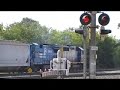 CSX 6037 Leads CSX A711, Local, at Middle Dalton