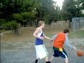 Over the tall guy