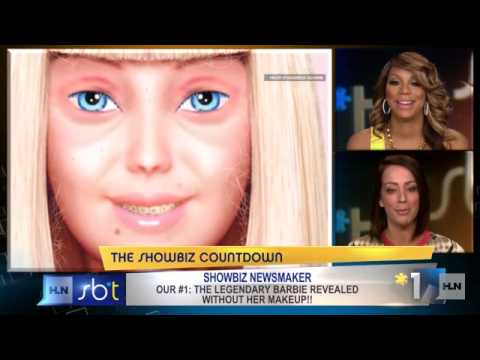 How does Barbie look like without make-up?