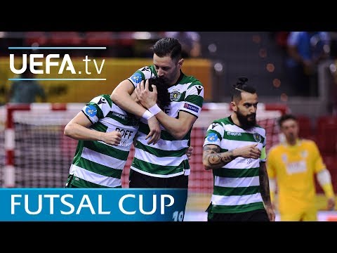 Futsal Cup highlights: Gy&#337;r v Sporting CP