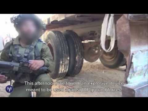 Gaza Streets and Homes Rigged with Explosives