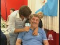 AntennaTre NordEst presenta la rubrica sportiva SportA3. In questa puntata, le interviste del fantasista del Treviso calcio e dell'under 21 al mister Bepi Pillon, alla vicepresidente Francesca Grigolin e ai compagni di squadra in occasione della festa del centrocoordinamento club del 29 Giugno 08.