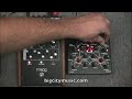 Yes, we made a another T-Resonator Video.  There is a specific point to this one though!  You can actually add your own extra loop to the feedback matrix.  The right output goes to a limiter then to an amp.  The left output is fed into the Bass MuRF, the out of the MuRF is fed back into the Jomox right in.  In this video we are not feeding anything into the T-Resonator's mono input, we're just using it's own sound, generating feedback.  You could use just about anything in the loop.  Another fun combination was the guitar into the Jomox input and a phaser in the loop.http://www.bigcitymusic.comhttp://www.myspace.com/bigcitymusicdotcomhttp://www.bigcitymusicblog.blogspot.com