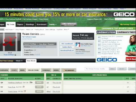 how to eliminate byes in espn fantasy football