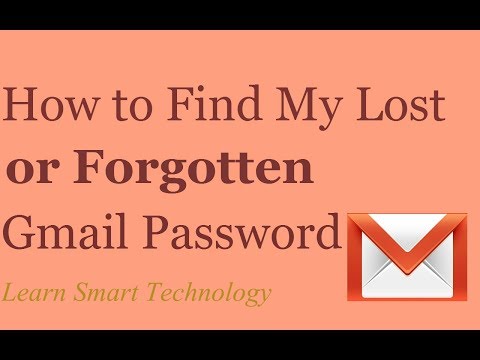 how to i recover my gmail password