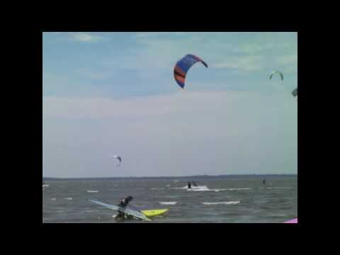 Kiting in Rehoboth Bay