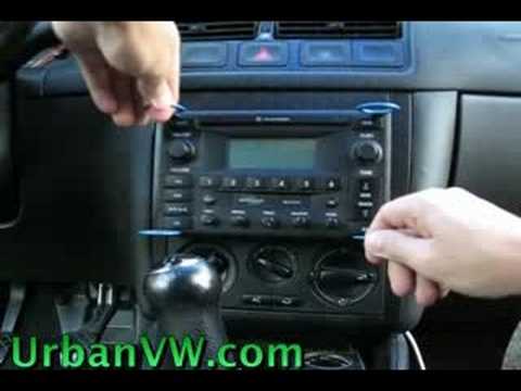 How To Remove Radio Unit on VW Volkswagen