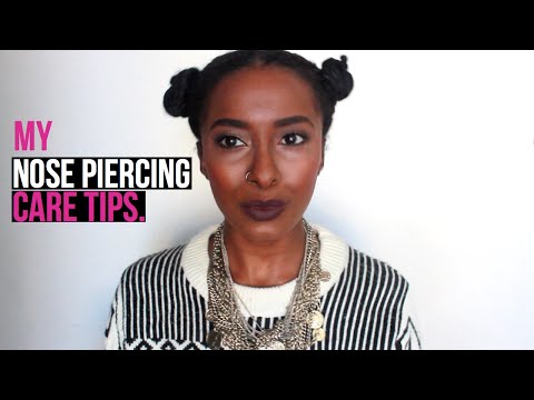 how to care nose piercing
