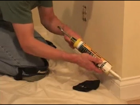 how to apply caulk