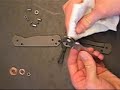 How to disassemble a Sebenza knife. Not my video, just very useful, so I put it up here. Thanks to the makers!