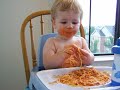 Blake Double Fisting His favorite meal