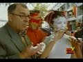 on the show los luchadores, the character of princess sophia (i've heard she is played by natassia malthe) receives an unexpected pie in the face.