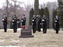 Leo Mustonen funeral service - 21 gun salute