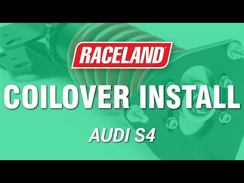 How To Install Raceland Audi S4 B5 Quattro Coilovers