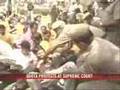 Protest against OBC quota in SC