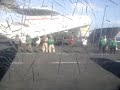 Inside view of Plane Catapulted off of Navy Aircraft Carrier USS John C Stennis