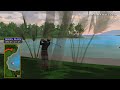 Golden Tee Great Shot on Tahiti Cove!