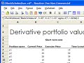 Black-Scholes and Value at Risk with RunWorkbook