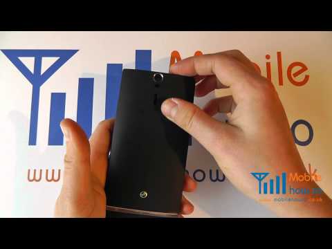 how to remove xperia p battery cover