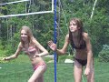 Leah & Jenna cartwheel Leah & Jenna cartwheel