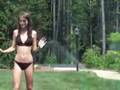 Leah & Jenna cartwheel