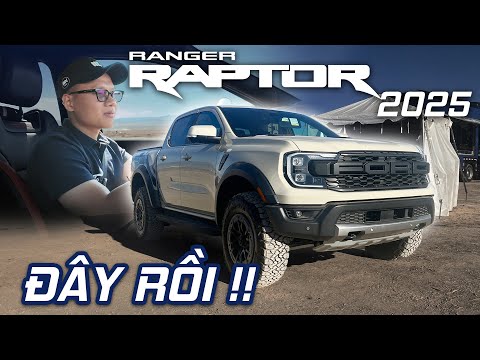 Sang Mỹ trải nghiệm Ford Ranger Raptor 2025, lái thử máy 3.0 V6 người Việt ao ước