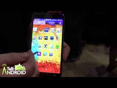 Hands on with the Samsung Galaxy Note 3