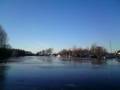 videos de Schaatsen op de Loosdrechtse plassen 3,door het trekgat naar het zwembad.