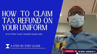 How to claim tax relief on your work uniform profe