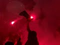 ultras sur  celebracion del titulo bengalas