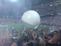 ultras sur  celebracion del titulo bengalas
