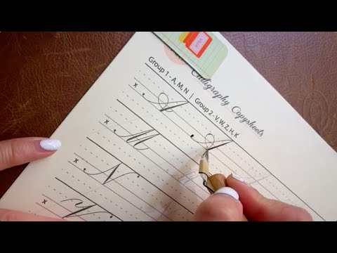 Engrosser's Script - Majuscules A, M, N - Calligraphy Demo (PART 1)